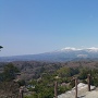 二本松城から眺めた安達太良山