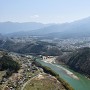木曽川と恵那山
