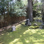 庭園の配列された石