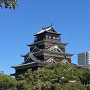 快晴の広島城