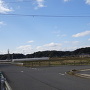神崎城（右から東の城、中の城、西の城）遠景