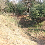 武蔵松山城二の郭から見る堀