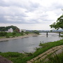 福島城址のそばを流れる阿武隈川