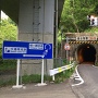 柳ヶ瀬隊道のトンネル入口すぐから入ります