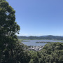 天守閣跡からの琵琶湖