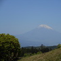すり鉢曲輪見張り台からの富士