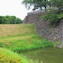 辰巳櫓石垣（南西側）と土塁