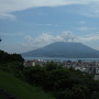 城山から桜島を望む