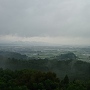 雨の灰塚からの眺め