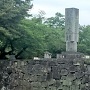 五階櫓付近の石碑