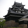 早朝の松江城天守閣です。