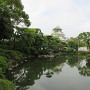 日本庭園と天守