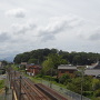 田丸駅から眺める田丸城跡