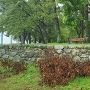 琵琶湖に面した石垣