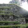 六段壁と築城当時の本丸石垣