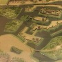 難波田城復元模型