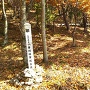倉科将軍塚古墳の説明板と標柱