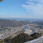 天守閣最上階からの長良川の眺望