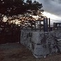 日没後の西櫓台