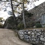 松坂城石碑と本丸下段石垣