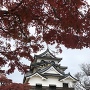 紅葉の季節の彦根城