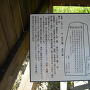 安永三年に建てられた城跡碑の説明板
