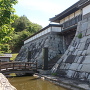 亀田城模擬大手門(横から)