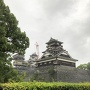 加藤神社前から宇土櫓、復興大天守