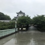 雨の石川門