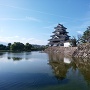 松本城の天守(南側から)