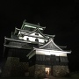 夜の松江城天守閣