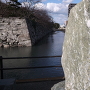 徳島城・石垣と堀川