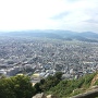 本丸跡から鳥取市街を見る