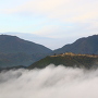 立雲峡から竹田城全景を望む