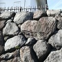 坤櫓のハートの石