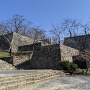 三の丸跡からの見付櫓の石垣