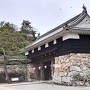 高知城の天守と大手門