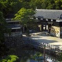 高知城歴史博物館から見下ろす高知城追手門