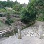 諏訪原城に向かう　旧東海道石畳