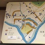 長篠城址史跡保存館展示の縄張り図