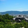天守台から見る旧奈良県立図書館