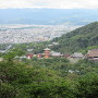 阿弥陀ケ峰城から見る清水寺
