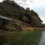 木曽川の水面近くから望む犬山城