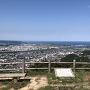 鳥取城址山頂からの鳥取市の展望