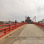 大手橋から望む清州城（清須城）遠景