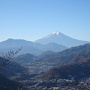 岩殿城から見た富士山