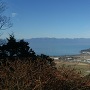 北の丸跡からみる琵琶湖（２０１７新春）