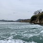 能島と鯛崎島間の潮流