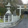 日吉神社入口（２０１７新春）