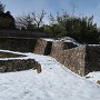 多羅城 雪の埋門石垣